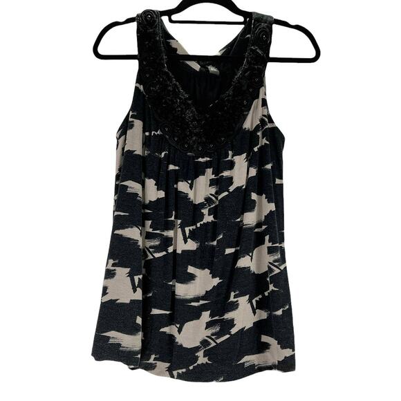 Alfani Embellished Neckline Sleeveless Balloon Bubble Hem Tank Top Blouse 2X - Picture 4 of 11